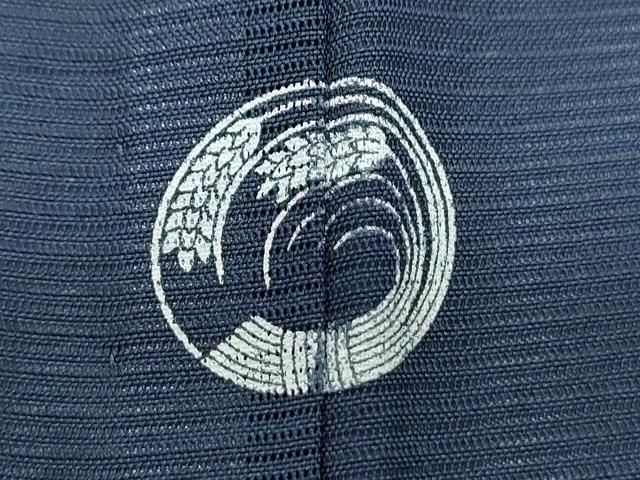 平和屋着物＊夏物　訪問着　絽　刺繍　蛍暈し　立波丸文　正絹　逸品　CABJ0919th
