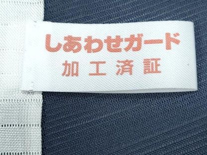 平和屋着物＊夏物　訪問着　絽　刺繍　蛍暈し　立波丸文　正絹　逸品　CABJ0919th