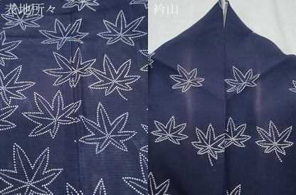 平和屋着物＊夏物　訪問着　絽　楓文　正絹　逸品　CABJ0922th