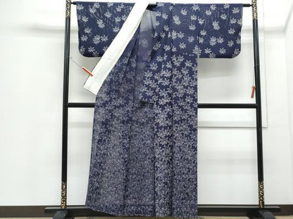 平和屋着物＊夏物　訪問着　絽　楓文　正絹　逸品　CABJ0922th