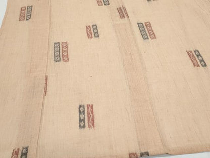 平和屋着物＊夏物　本場小千谷ちぢみ　抽象紋様　麻　逸品　CABJ0923th