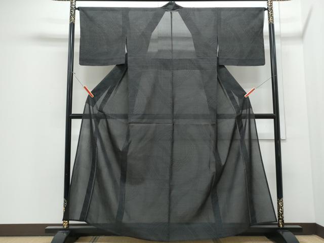 平和屋着物＊夏物　本場大島紬　夏大島　抽象紋様　正絹　逸品　未使用　CABJ0926th