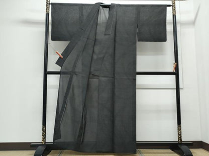 平和屋着物＊夏物　本場大島紬　夏大島　抽象紋様　正絹　逸品　未使用　CABJ0926th