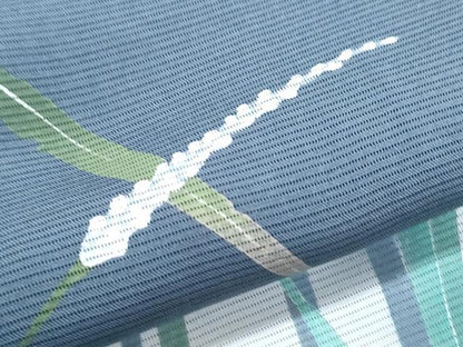平和屋着物＊夏物　訪問着　絽　白鷺　流水花文　正絹　逸品　CABJ0928th