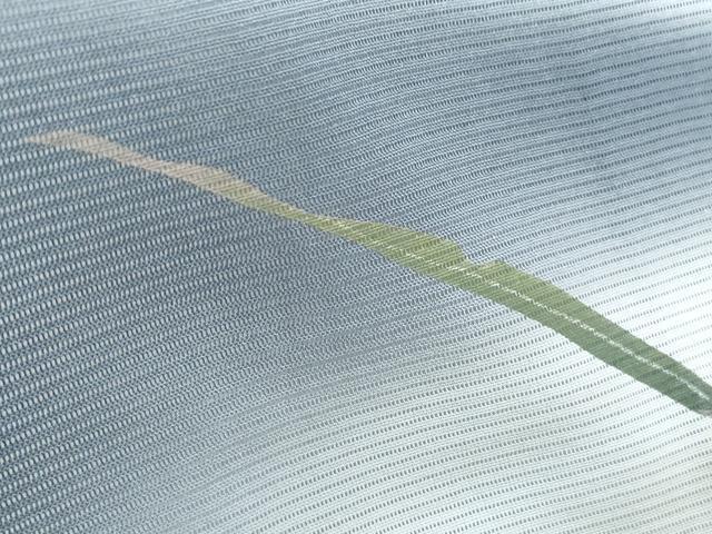 平和屋着物＊夏物　訪問着　絽　白鷺　流水花文　正絹　逸品　CABJ0928th