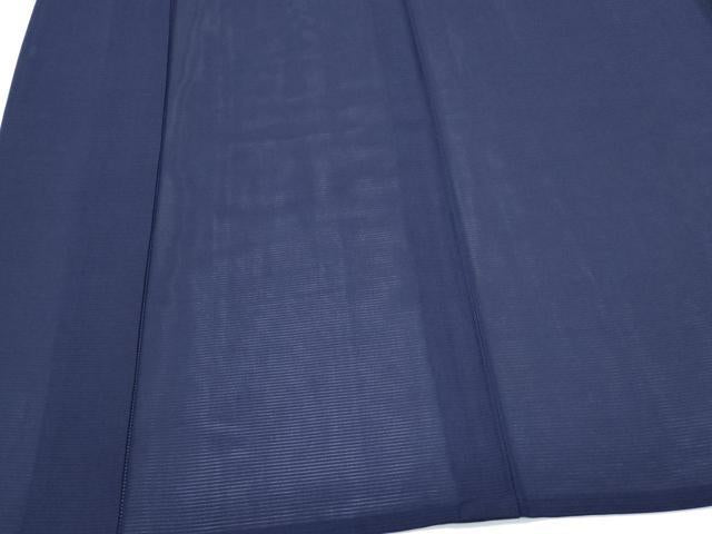 平和屋着物＊夏物　色無地　絽　深紫色　正絹　逸品　CABJ0932th