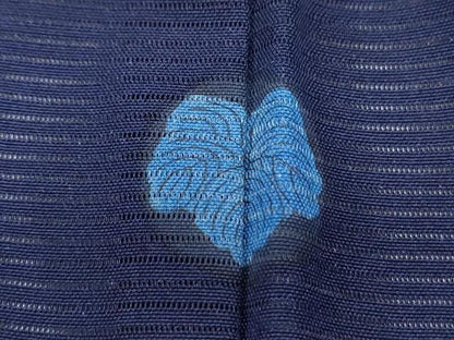 平和屋着物＊夏物　色無地　絽　深紫色　正絹　逸品　CABJ0932th
