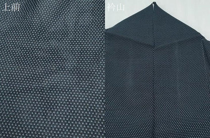 平和屋着物＊夏物　紗紬　十字絣　正絹　逸品　CABJ0937th