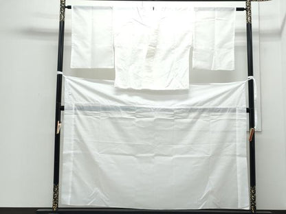 平和屋着物＊夏物　長襦袢　二部式　縦絽　洗える着物　CABJ0940th
