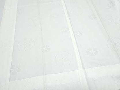 平和屋着物＊夏物　長襦袢　舞花文　正絹　逸品　CABJ0944th