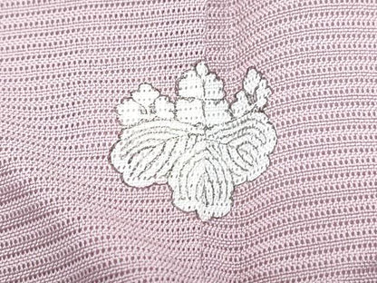 平和屋着物＊夏物　色無地　絽　石竹色　正絹　逸品　CABJ0955th