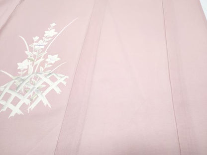 平和屋着物＊夏物　訪問着　絽　籬花文　正絹　逸品　CABJ0956th