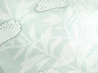 平和屋着物＊夏物　訪問着　絽　絞り　花籠文　銀彩　正絹　逸品　CABJ0958th
