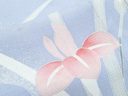 平和屋着物＊夏物　訪問着　絽　流水花文　暈し染め　正絹　逸品　CABJ0961th