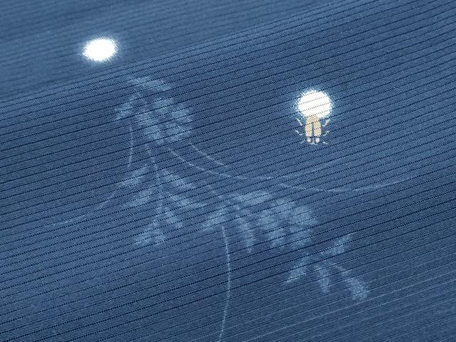 平和屋着物＊夏物　小紋　絽　蛍　正絹　逸品　CABJ0965th