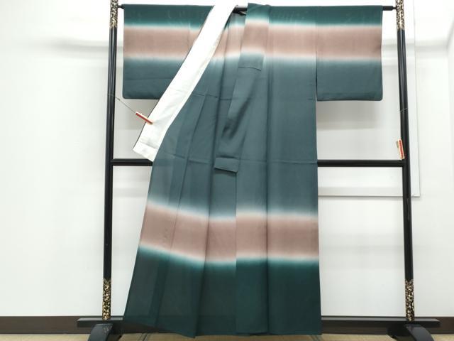 平和屋着物＊夏物　訪問着　絽　霞文　暈し染め　正絹　逸品　CABJ0970th