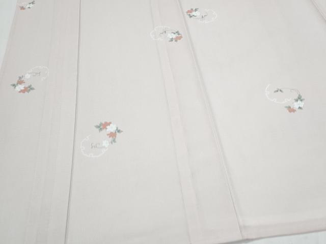 平和屋着物＊夏物　小紋　絽　雪輪花文　洗える着物　CABJ0976th