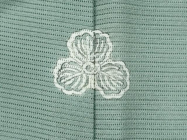 平和屋着物＊夏物　色無地　絽　薄青色　阪急百貨店扱い　正絹　逸品　CABJ0982th