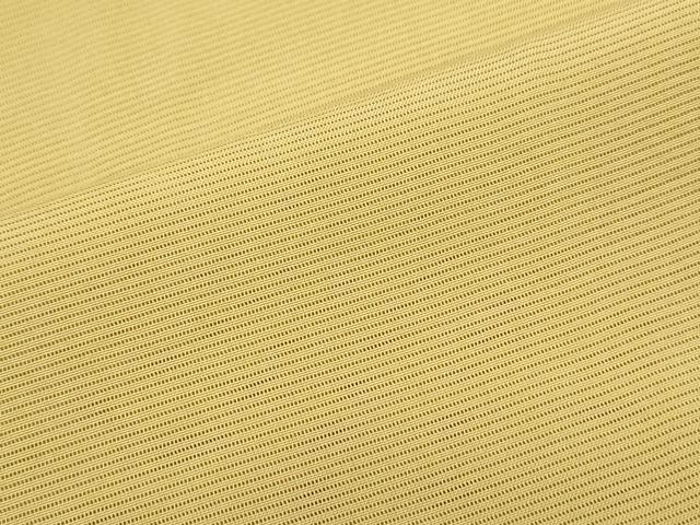 平和屋着物＊夏物　色無地　絽　芥子色　正絹　逸品　CABJ0987th