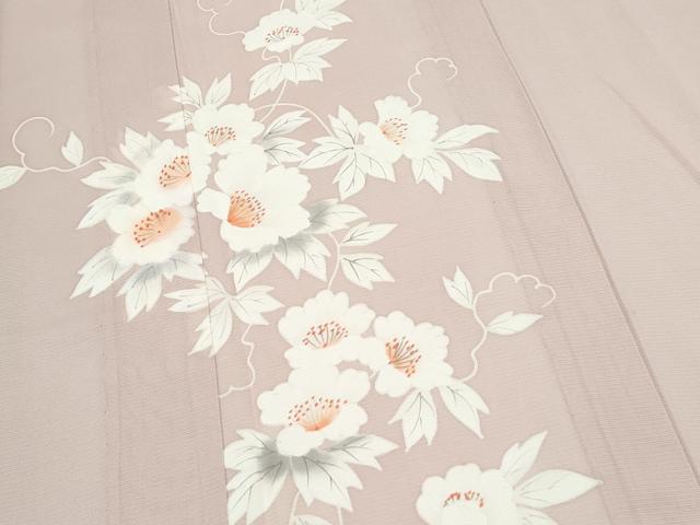 平和屋着物＊夏物　訪問着　絽　手描き　草花文　正絹　逸品　CABJ0988th