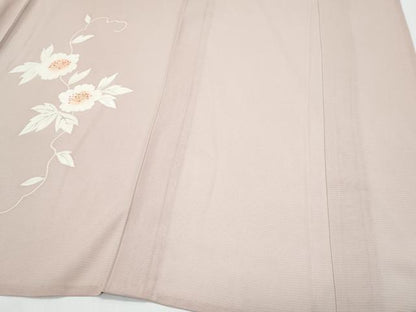 平和屋着物＊夏物　訪問着　絽　手描き　草花文　正絹　逸品　CABJ0988th