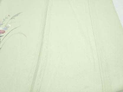 平和屋着物＊夏物　訪問着　絽　友禅　草花文　暈し染め　正絹　逸品　CABJ0990th