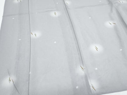 平和屋着物＊夏物　小紋　絽　蛍暈し　成り物　正絹　逸品　CABJ0991th