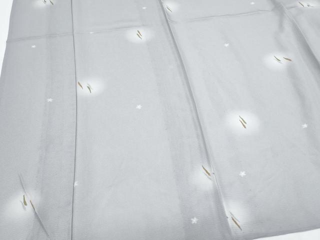 平和屋着物＊夏物　小紋　絽　蛍暈し　成り物　正絹　逸品　CABJ0991th