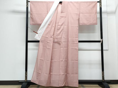 平和屋着物＊夏物　色無地　絽　虹色　洗える着物　CABJ0999th