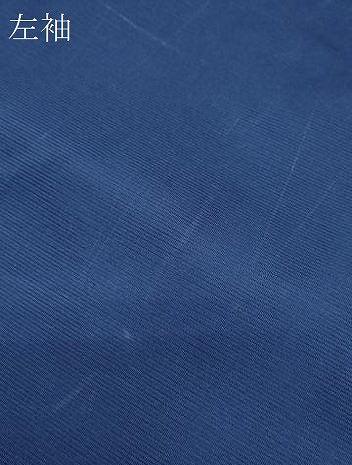 平和屋着物＊夏物　色無地　絽　紺青色　洗える着物　CABJ1005th