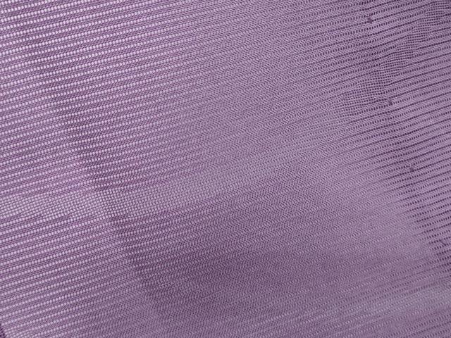 平和屋着物＊夏物　色無地　絽　露芝紋紗　茄子紺色　洗える着物　CABJ1008th