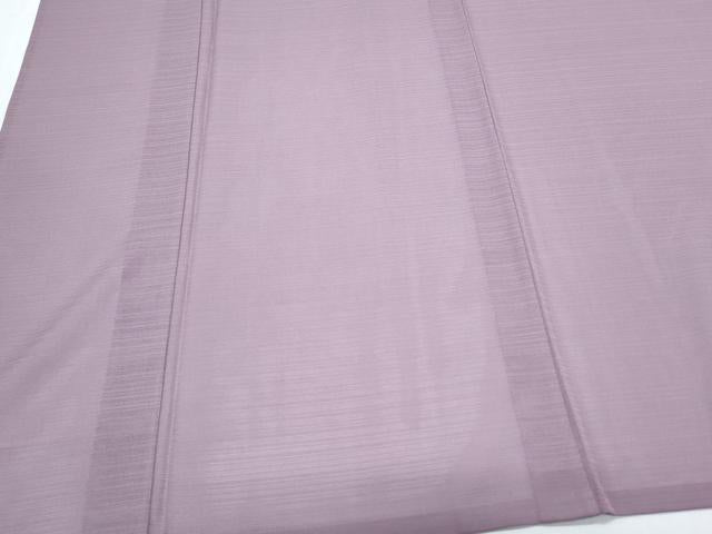 平和屋着物＊夏物　色無地　変わり絽　浅紫色　洗える着物　CABJ1009th