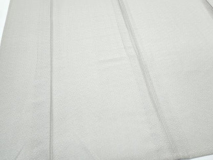 平和屋着物＊夏物　色無地　紗綾形紋紗　絹鼠色　正絹　逸品　CABJ1010th