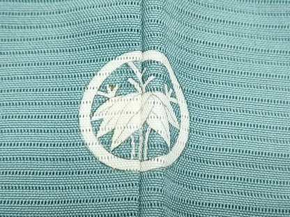 平和屋着物＊夏物　色無地　絽　浅葱色　正絹　逸品　CABJ1016th