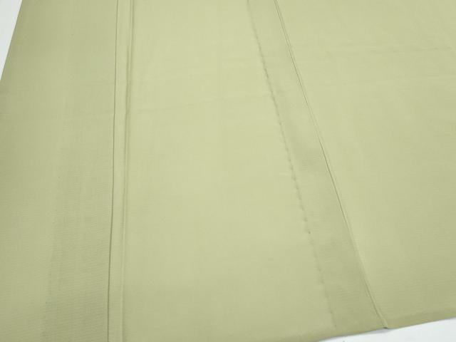 平和屋着物＊夏物　色無地　絽　柳茶色　正絹　逸品　未使用　CABJ1025th