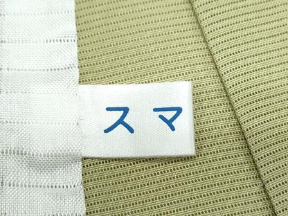 平和屋着物＊夏物　色無地　絽　柳茶色　正絹　逸品　未使用　CABJ1025th