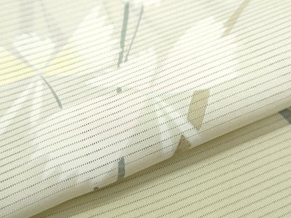 平和屋着物＊夏物　訪問着　絽　友禅　草花文　暈し染め　正絹　逸品　CABJ1028th