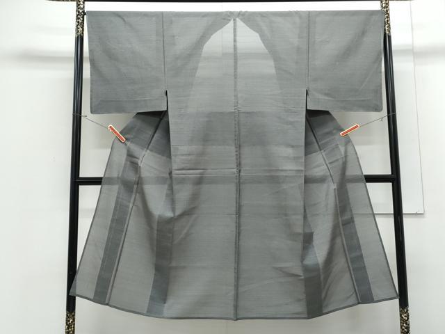 平和屋着物＊夏物　男性　紗紬　120亀甲　総詰め　正絹　逸品　CABJ1032th