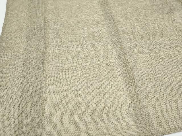 平和屋着物＊夏物　男性　本場小千谷ちぢみ　80亀甲　総詰め　麻　逸品　CABJ1036th