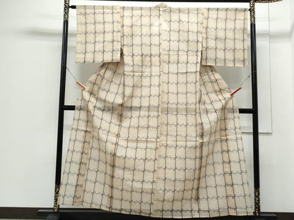 平和屋着物＊夏物　本場琉球絣　夏琉球正絹　逸品　CABJ1037th