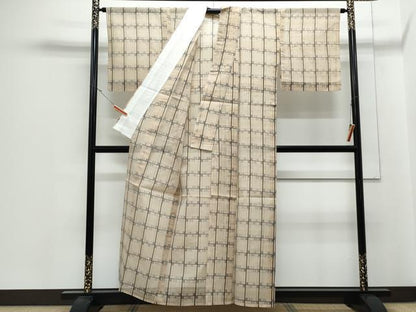 平和屋着物＊夏物　本場琉球絣　夏琉球正絹　逸品　CABJ1037th