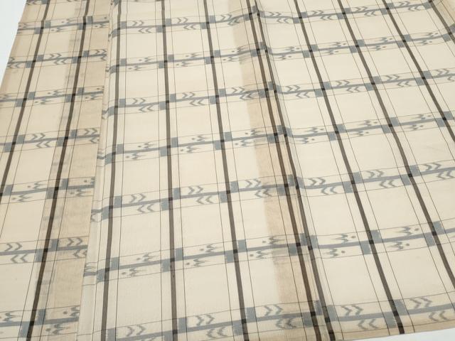 平和屋着物＊夏物　本場琉球絣　夏琉球正絹　逸品　CABJ1037th