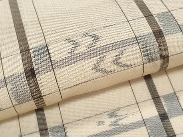 平和屋着物＊夏物　本場琉球絣　夏琉球正絹　逸品　CABJ1037th