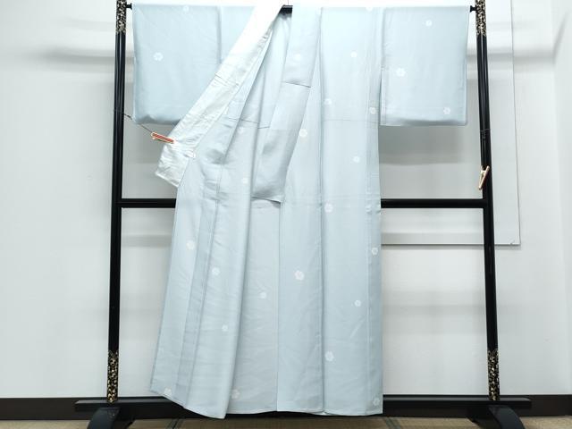 平和屋着物＊夏物　小紋　雪輪文　正絹　逸品　CABJ1038th
