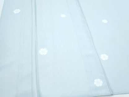 平和屋着物＊夏物　小紋　雪輪文　正絹　逸品　CABJ1038th