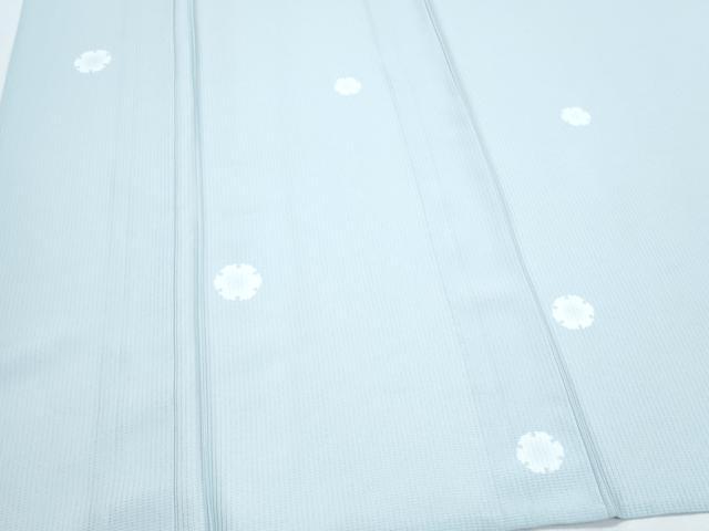 平和屋着物＊夏物　小紋　雪輪文　正絹　逸品　CABJ1038th
