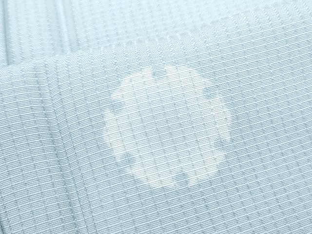平和屋着物＊夏物　小紋　雪輪文　正絹　逸品　CABJ1038th