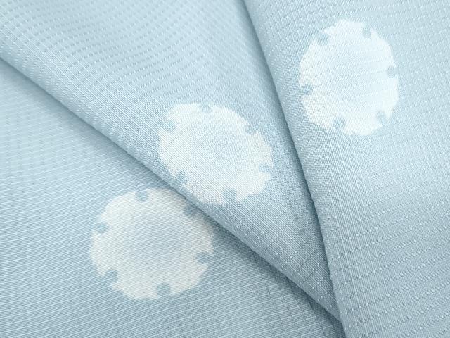 平和屋着物＊夏物　小紋　雪輪文　正絹　逸品　CABJ1038th