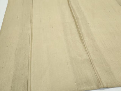 平和屋着物＊夏物　紗紬　色無地　枯色　正絹　逸品　CABJ1039th