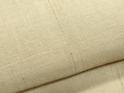 平和屋着物＊夏物　紗紬　色無地　枯色　正絹　逸品　CABJ1039th